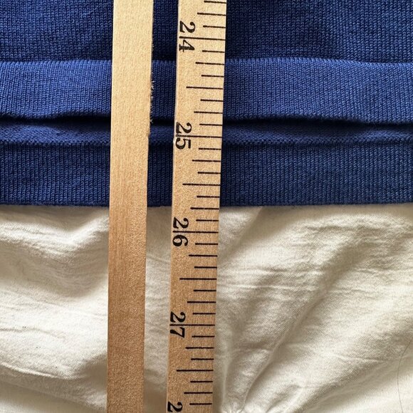 Susan Graver Women's Cold Shoulder Knit Top Size 2X Blue Keyhole Neckline - Picture 9 of 10